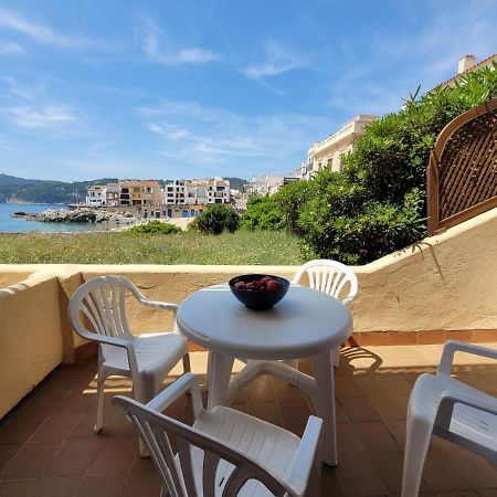 Playa Canadell Mar P Primera Linea De Mar Con Terraza Calella De Palafrugell Exteriör bild