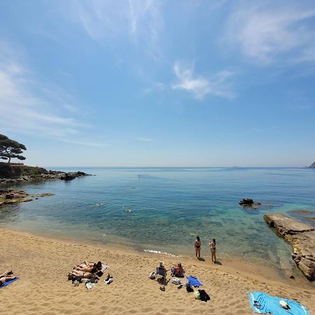 Playa Canadell Mar P Primera Linea De Mar Con Terraza Calella De Palafrugell Exteriör bild